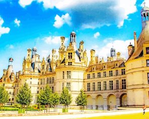 Chateau de Chambord paint by numbers