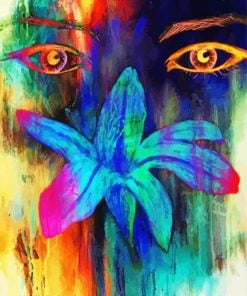 Lady Eyes paint by numbers