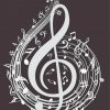 Musical Symbols paint by numbers