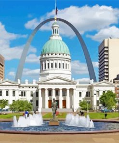 Old Courthouse paint by numbers