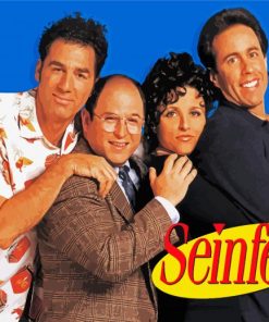 Seinfeld Cast Tv Show paint by numbers