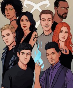 Shadowhunters Art paint by numbers