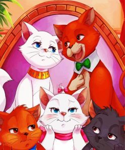 The Aristocats Art paint by numbers