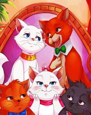 The Aristocats Art  paint by numbers