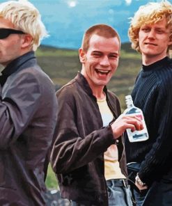 Trainspotting Movie Characters paint by numbers paint by numbers