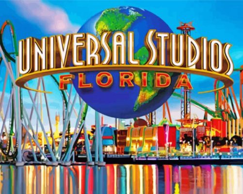 Universal Studios In Orlando paint by numbers