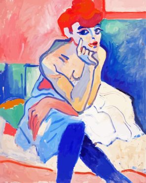 Woman In A Chemise By Derain paint by numbers