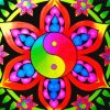 Yin Yang Mandala Art paint by number