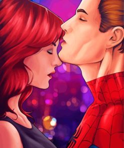 Aesthetic Mary Jane Watson paint by number