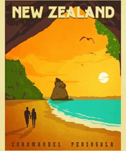 New Zealand Couple paint by numbers