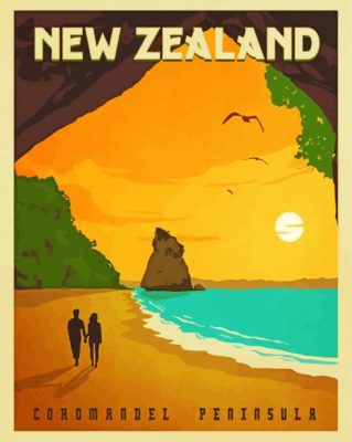 New Zealand Couple paint by numbers