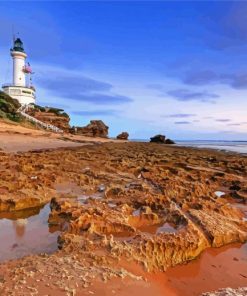Aesthetic Point Lonsdale Lighthouse paint by numbers