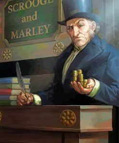 Ebenezer Scrooge paint by numbers