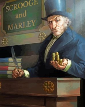 Ebenezer Scrooge paint by numbers