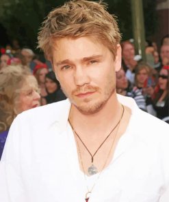 Handsome Chad Michael Murray paint by numbers