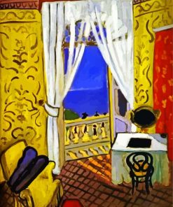 Interior with A Violin Case By Henri Matisse paint by number