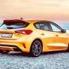 Yellow Ford Focus St paint by numbers