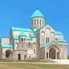 Bagrati Catherdal Kutaisi paint by numbers