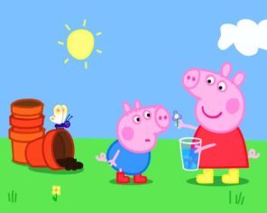 Peppa Pig paint by number p