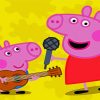 Peppa Pigs Musicians paint by number p
