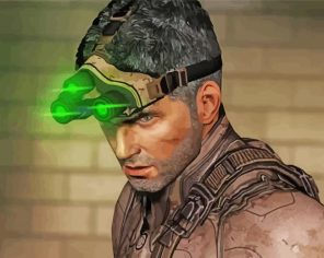 Splinter Cell warrior paint by numbers