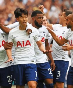 Tottenham Players paint by numbers