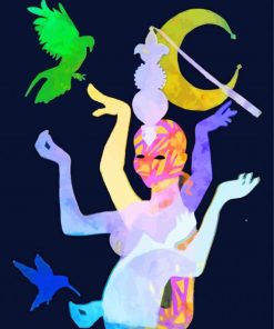 Abstract Metaphysical Art paint by numbers