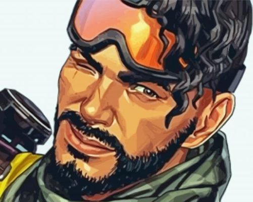 Mirage Apex Legends paint by numbers