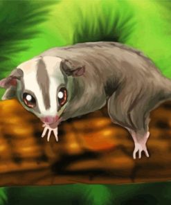 Sugar Glider paint by numbers