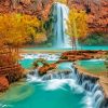 Havasu Falls Landscape paint by numbers