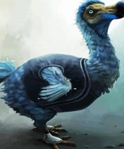 Blue Dodo paint by numbers