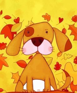 Cute Dog paint by numbers