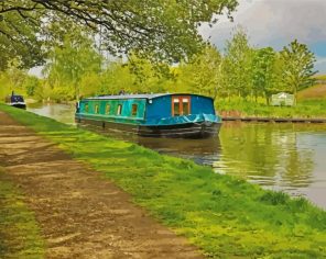 Canterbury Narrow Boat Paint By Number