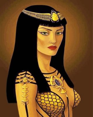 Cleopatra paint by number p