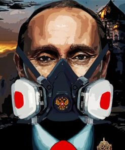 Cool Vladimir Putin paint by numbers