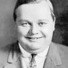 Monochrome Roscoe Arbuckle paint by numbers