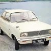 White Vauxhall Viva 1969 paint by numbers