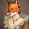 Fox Woman paint by numbers