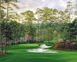 Augusta National Golf Club paint by numbers