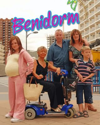 Benidorm Tv Show paint by numbers