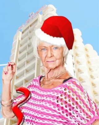Madge Harvey Benidorm  paint by numbers