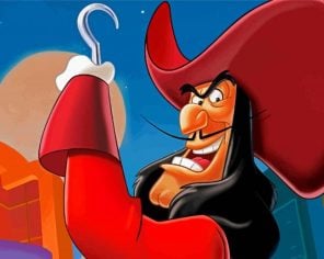 Captain Hook paint by numbers