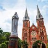 Cathedral In Ho Chi Minh City Saigon paint by numbers