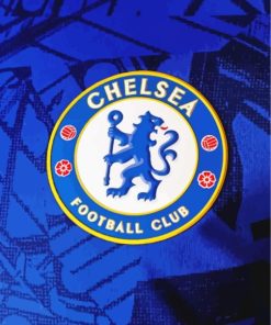 Chelsea Football Club Logo paint by numbers
