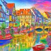 Colmar France paint by number
