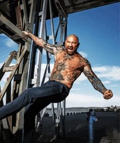 Dave Bautista paint by numbers