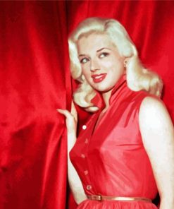 Diana Dors paint by numbers