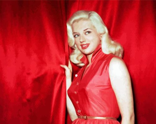 Diana Dors paint by numbers