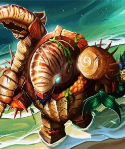 Fantasy Nautilus paint by numbers