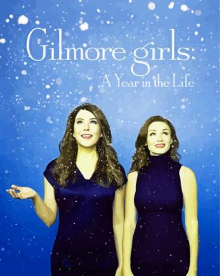 Gilmore Girls Poster paint by number